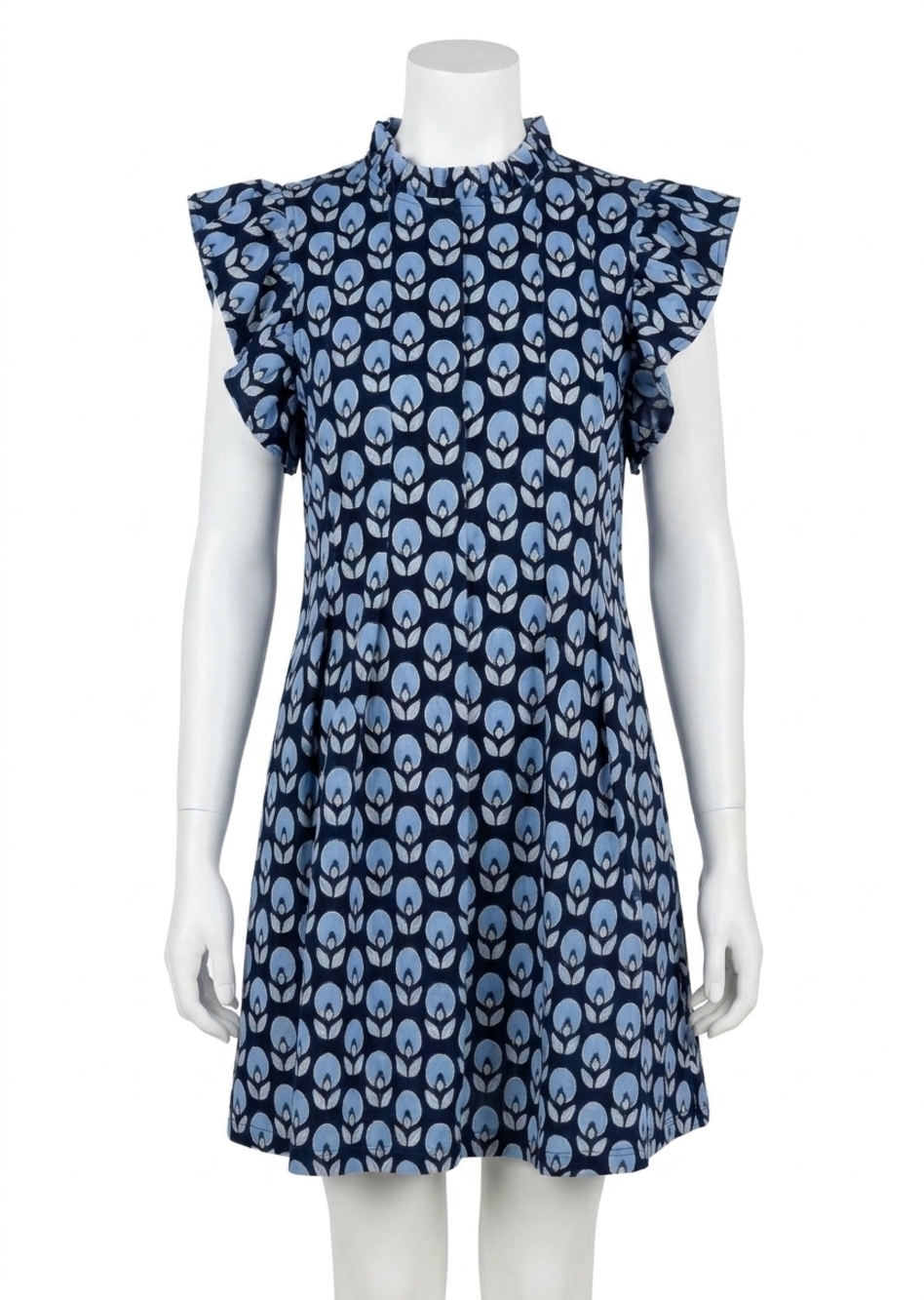 NEW IVY JANE knit and tucked dress in tulip